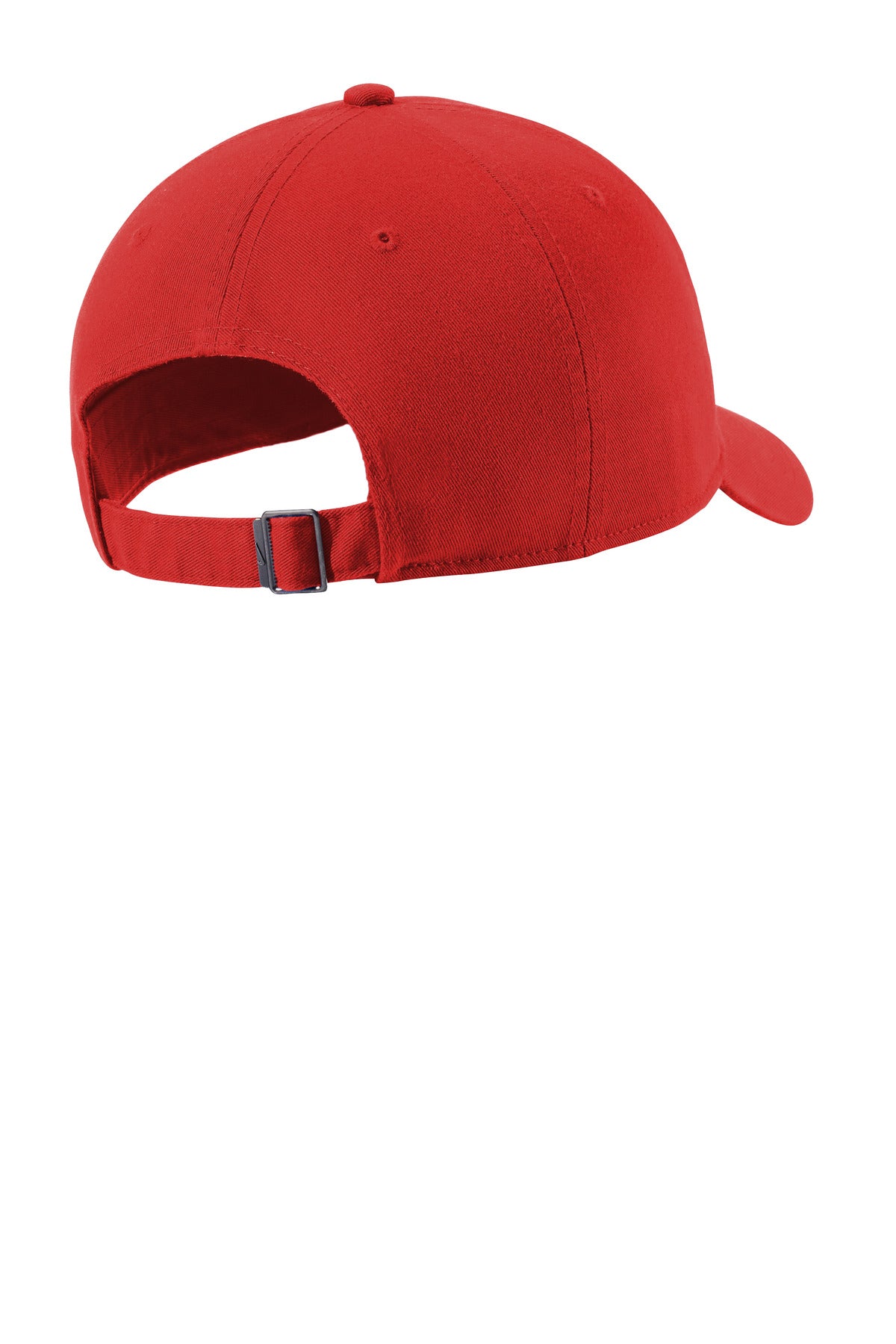 Nike Heritage Cotton Twill Cap - University Red - flat back