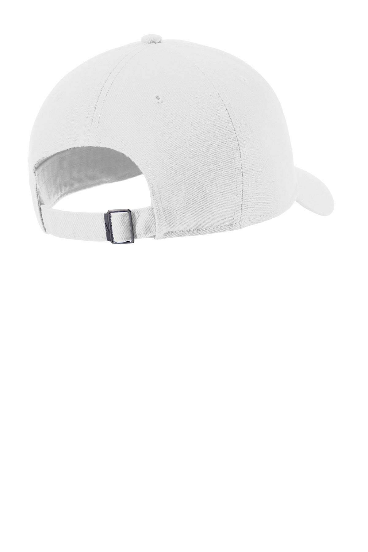Nike Heritage Cotton Twill Cap - White - flat back