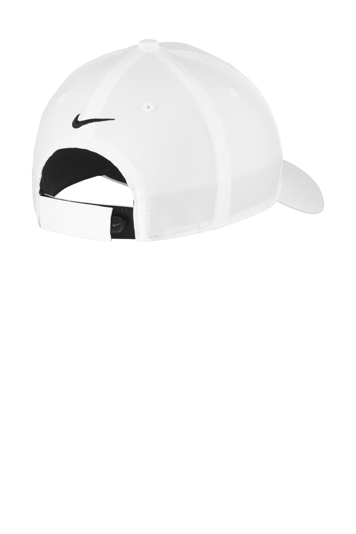 Nike Dri-FIT Tech Fine-Ripstop Cap - White - flat back