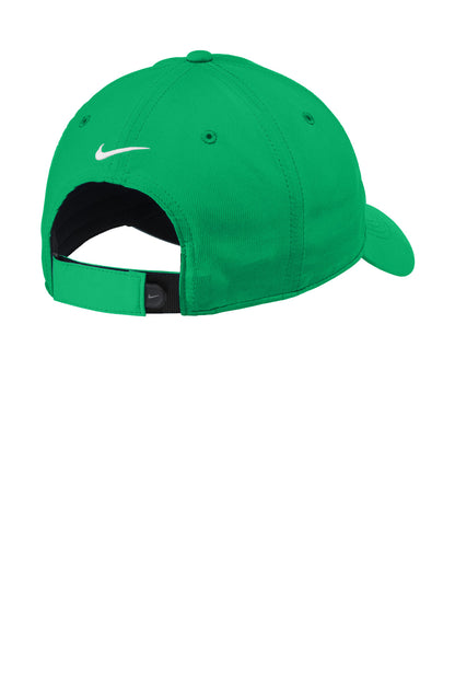 Nike Dri-FIT Tech Fine-Ripstop Cap - Lucid Green - flat back