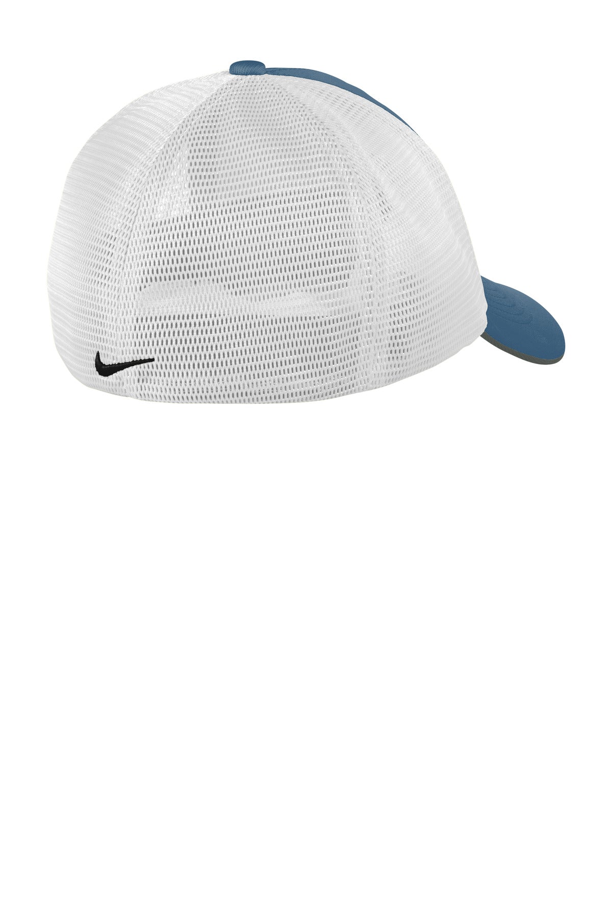 Nike Stretch-to-Fit Mesh Back Cap - Navy/ White - flat back