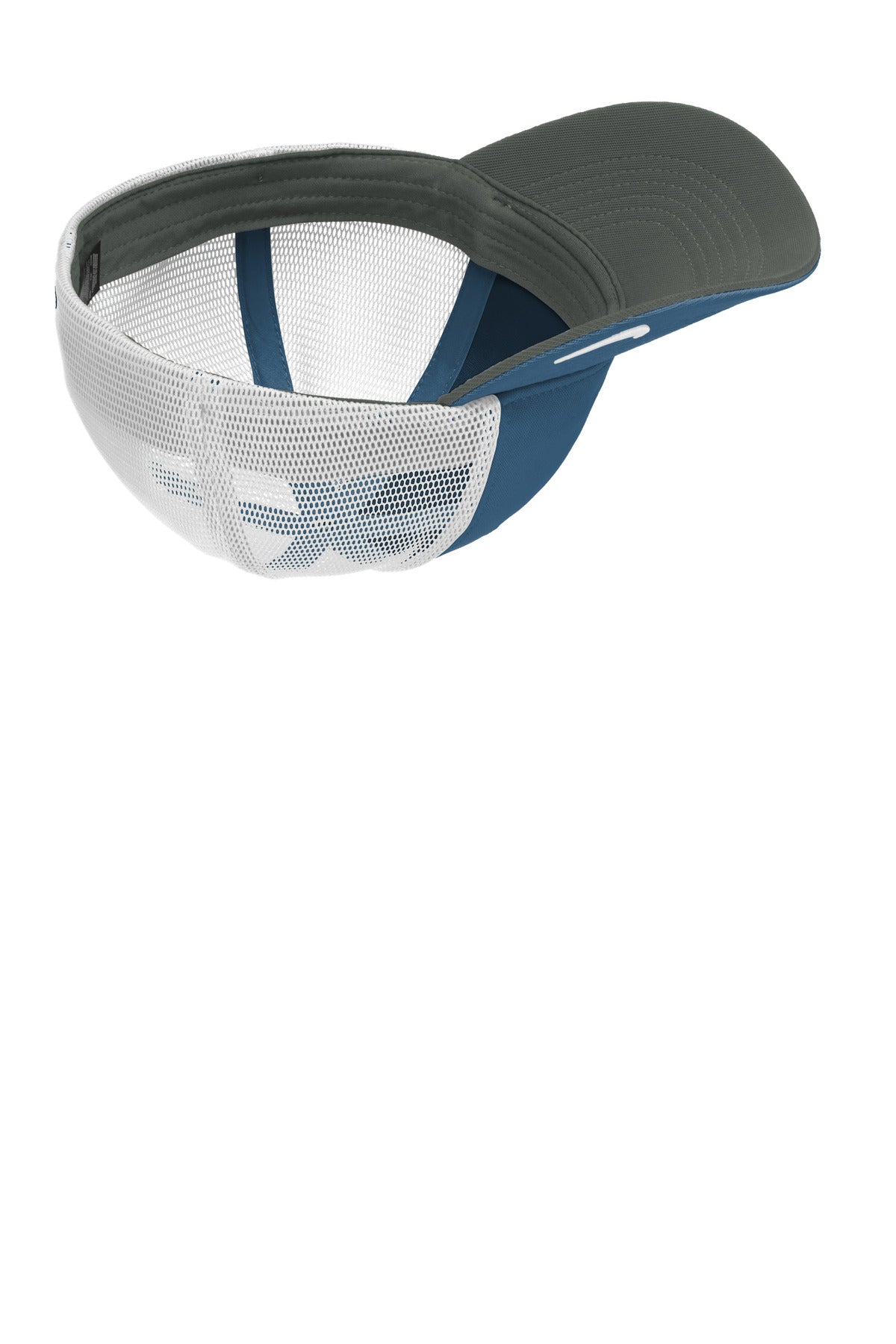 Nike Stretch-to-Fit Mesh Back Cap - Navy/ White - flat front