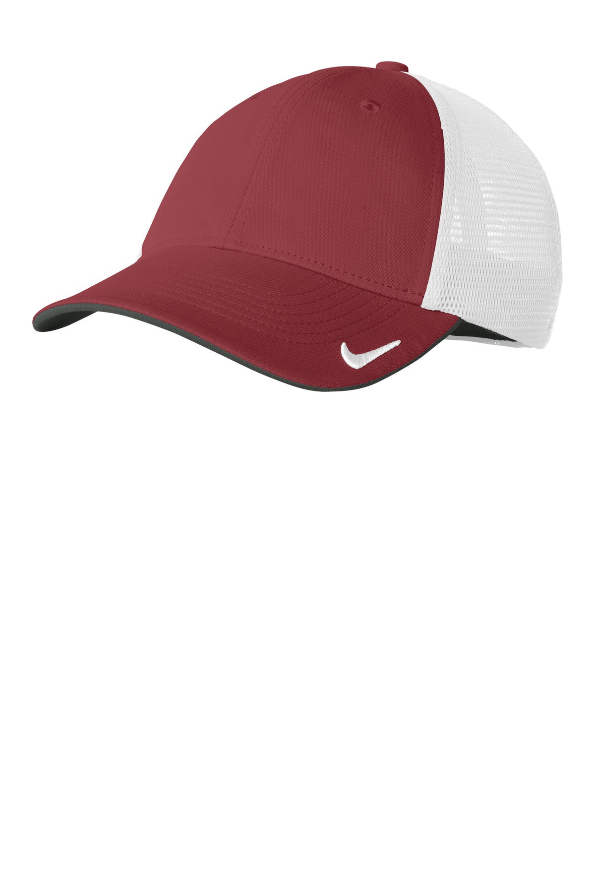 Nike Stretch-to-Fit Mesh Back Cap - Team Red/ White - front
