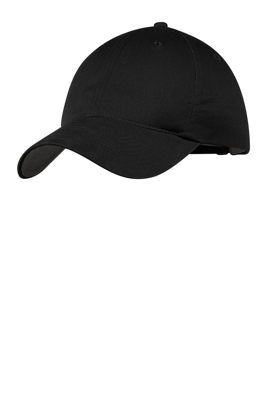 Nike Unstructured Cotton/Poly Twill Cap - Black - front