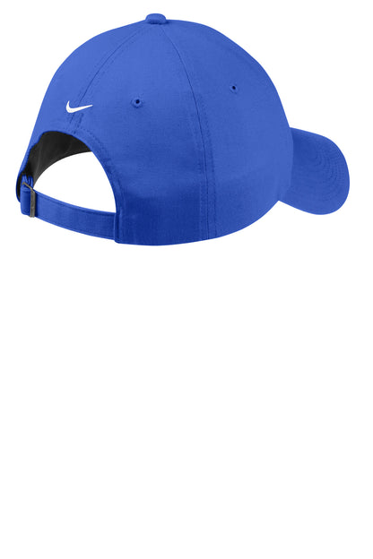 Nike Unstructured Cotton/Poly Twill Cap - Game Royal - flat back