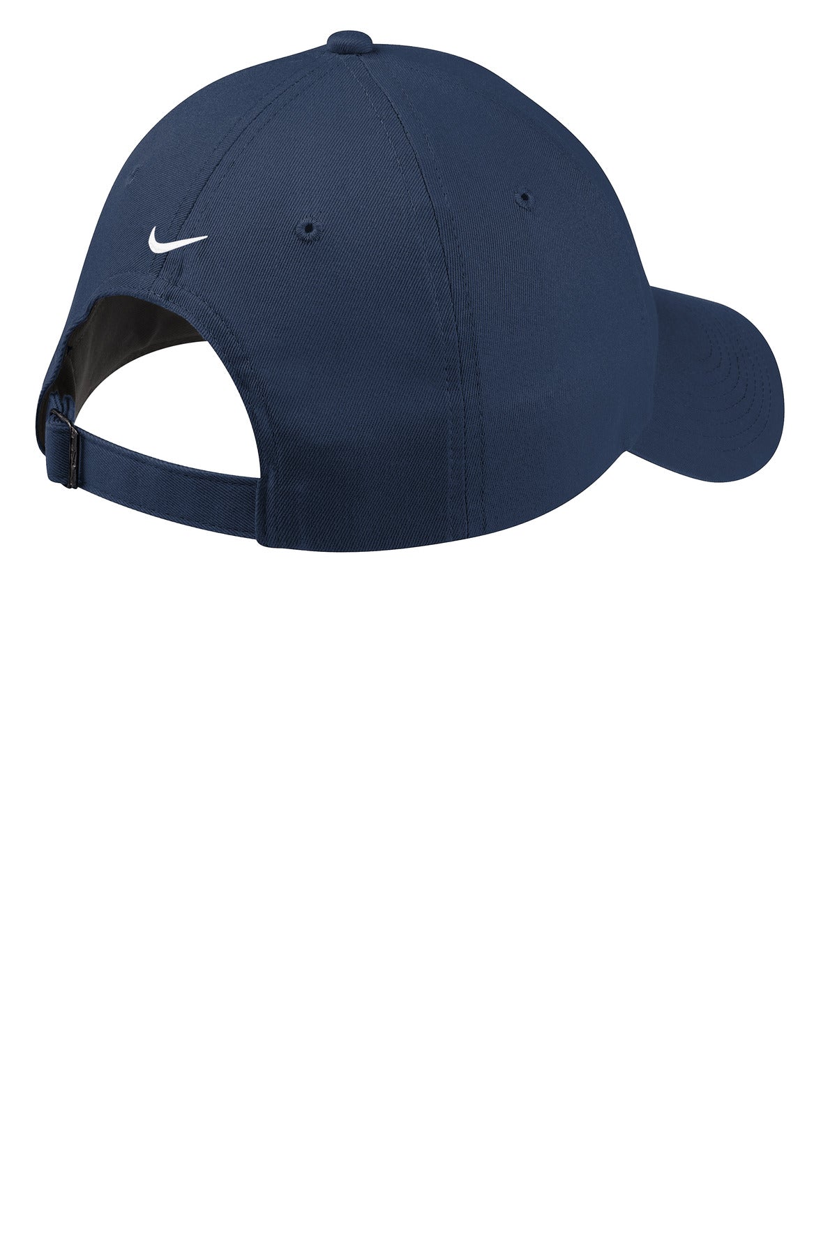 Nike Unstructured Cotton/Poly Twill Cap - Navy - flat back