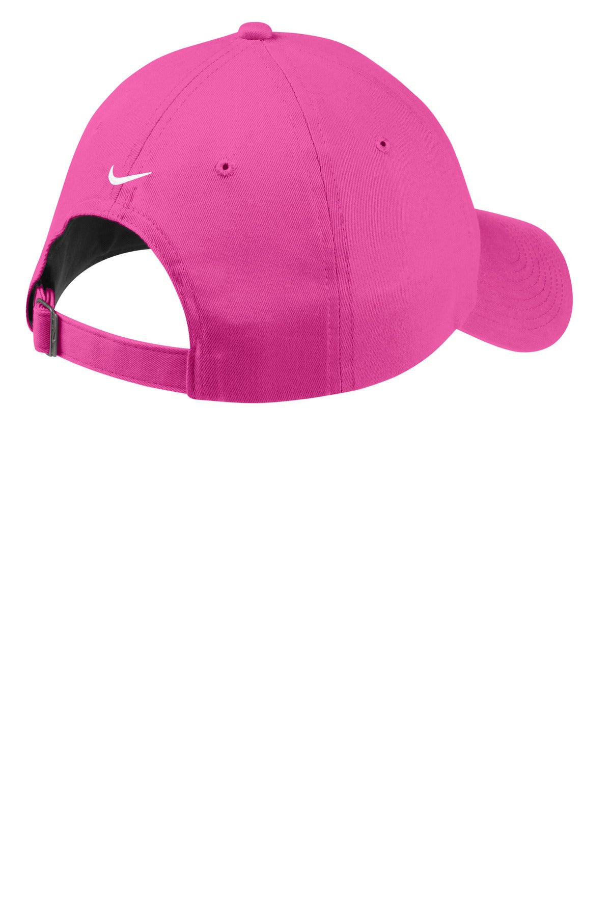 Nike Unstructured Cotton/Poly Twill Cap - Vivid Pink - flat back