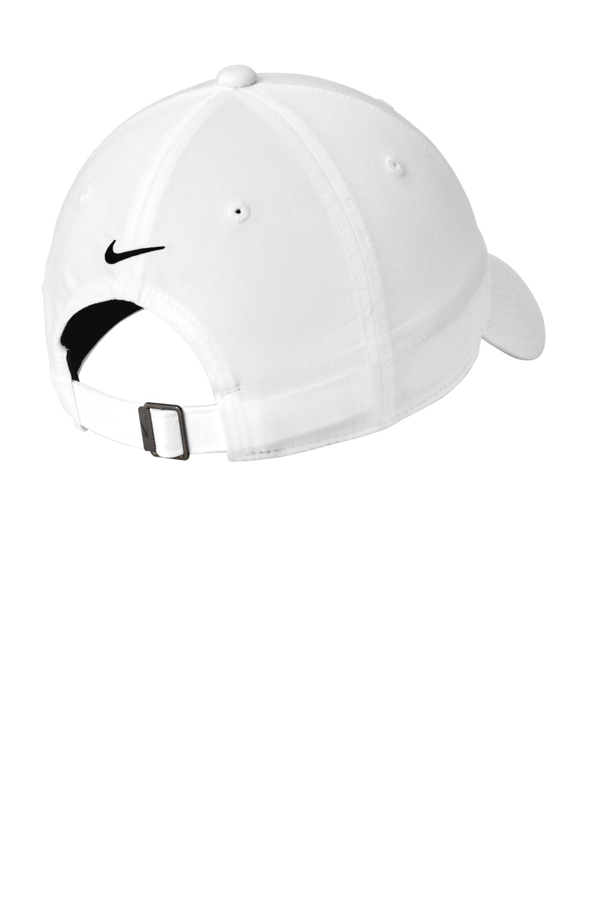 Nike Unstructured Cotton/Poly Twill Cap - White - flat back