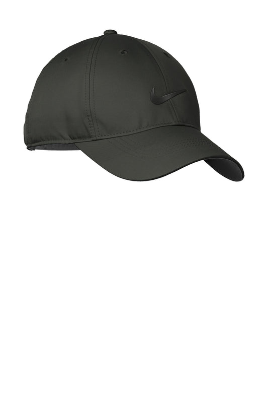 Nike Dri-FIT Swoosh Performance Cap - Anthracite - flat front
