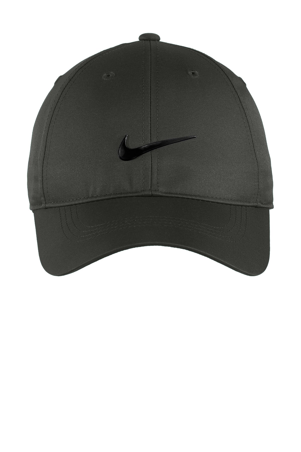 Nike Dri-FIT Swoosh Performance Cap - Black - flat front