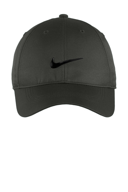 Nike Dri-FIT Swoosh Performance Cap - Black - flat front