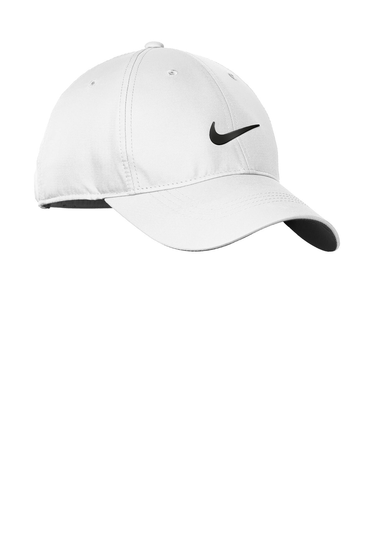 Nike Dri-FIT Swoosh Performance Cap - White - flat front