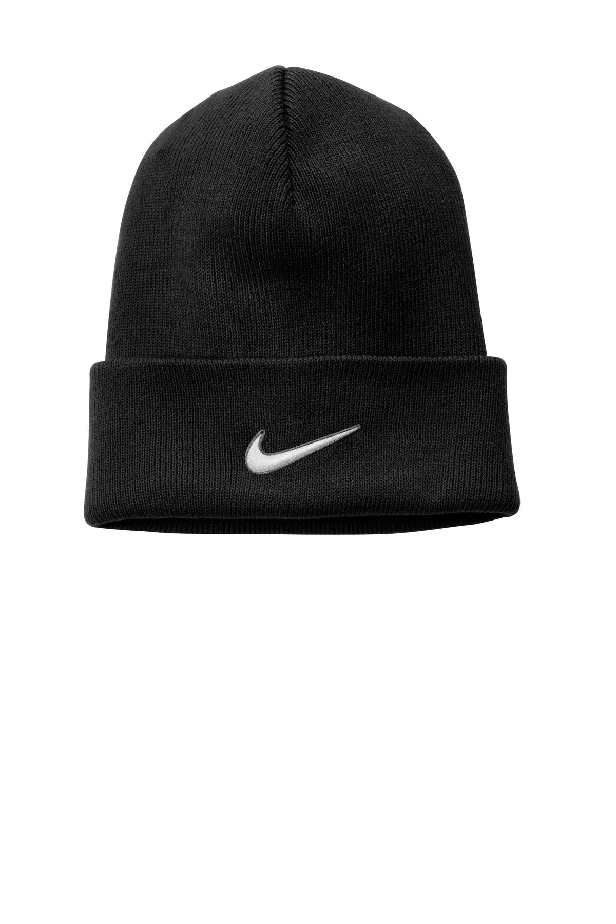 Nike Team Cuffed Beanie - Black - flat front