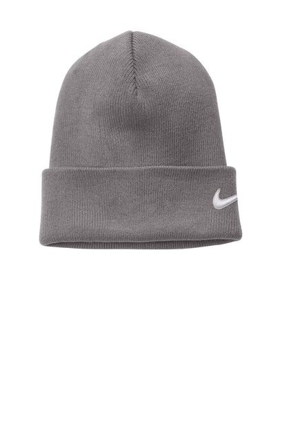 Nike Team Cuffed Beanie - Medium Grey - front