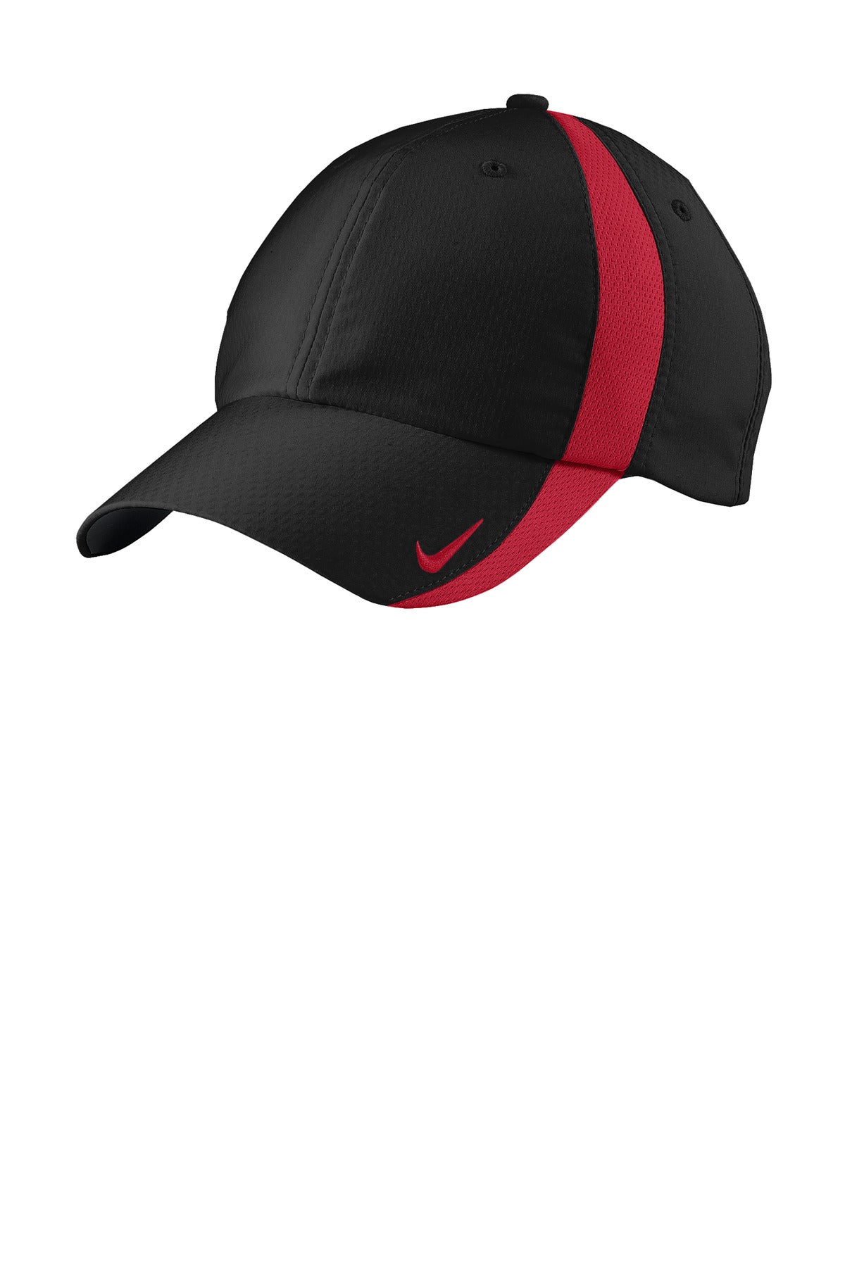Nike Sphere Performance Cap - Black/ Gym Red - front