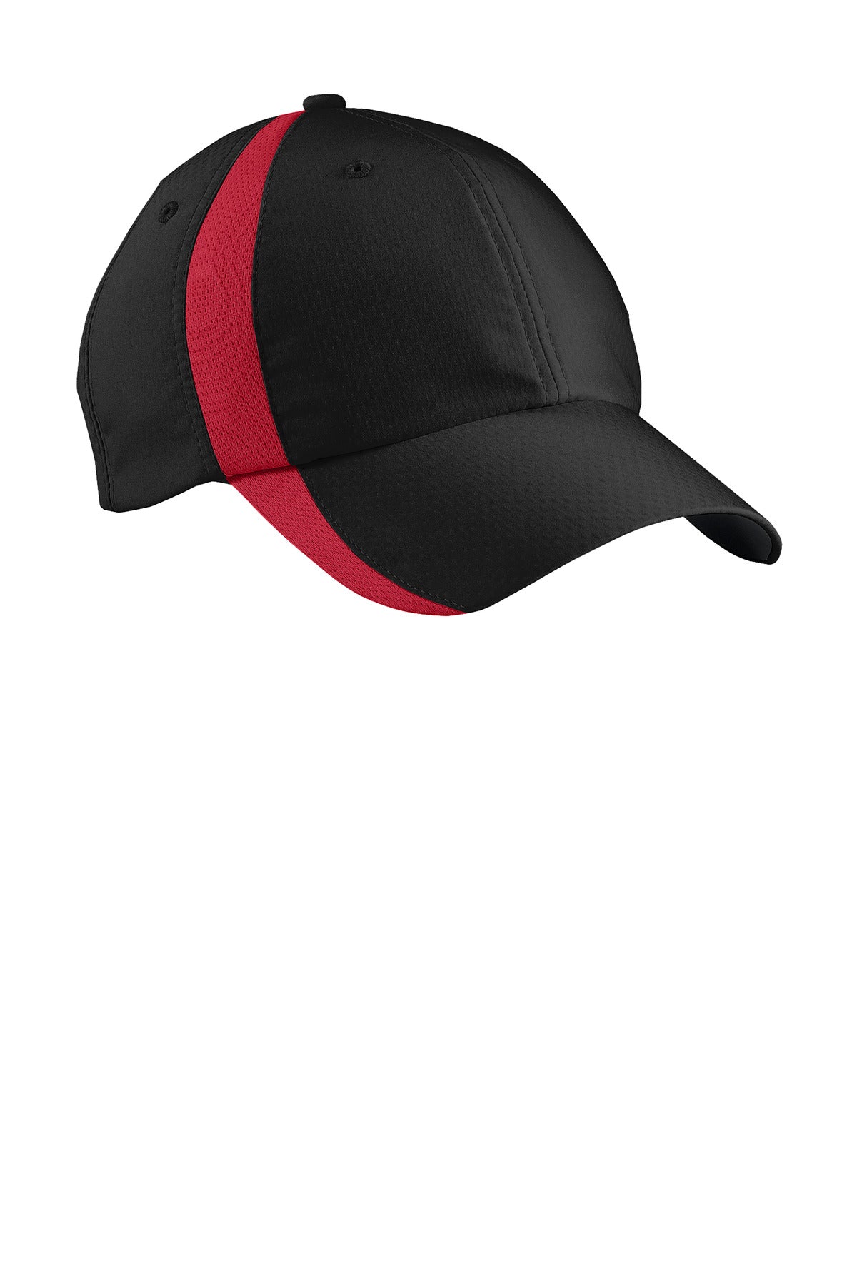 Nike Sphere Performance Cap - Black/ Gym Red - flat front