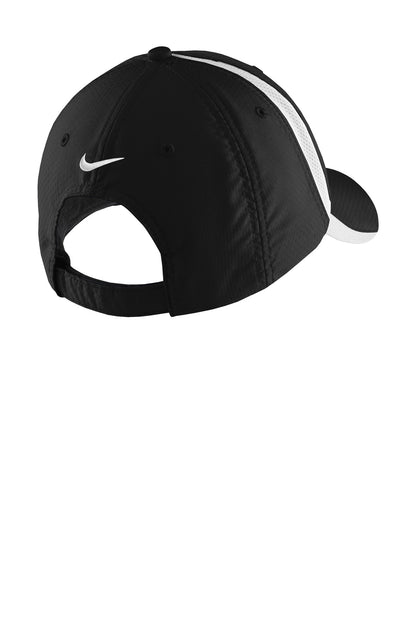 Nike Sphere Performance Cap - Black/ White - flat back
