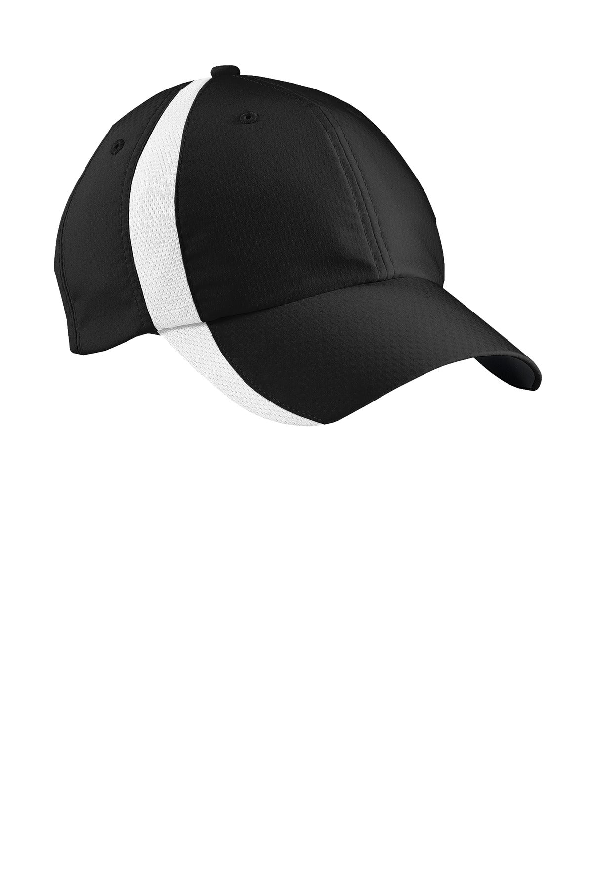 Nike Sphere Performance Cap - Black/ White - flat front