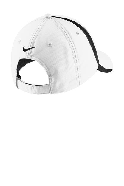Nike Sphere Performance Cap - White/ Black - flat back