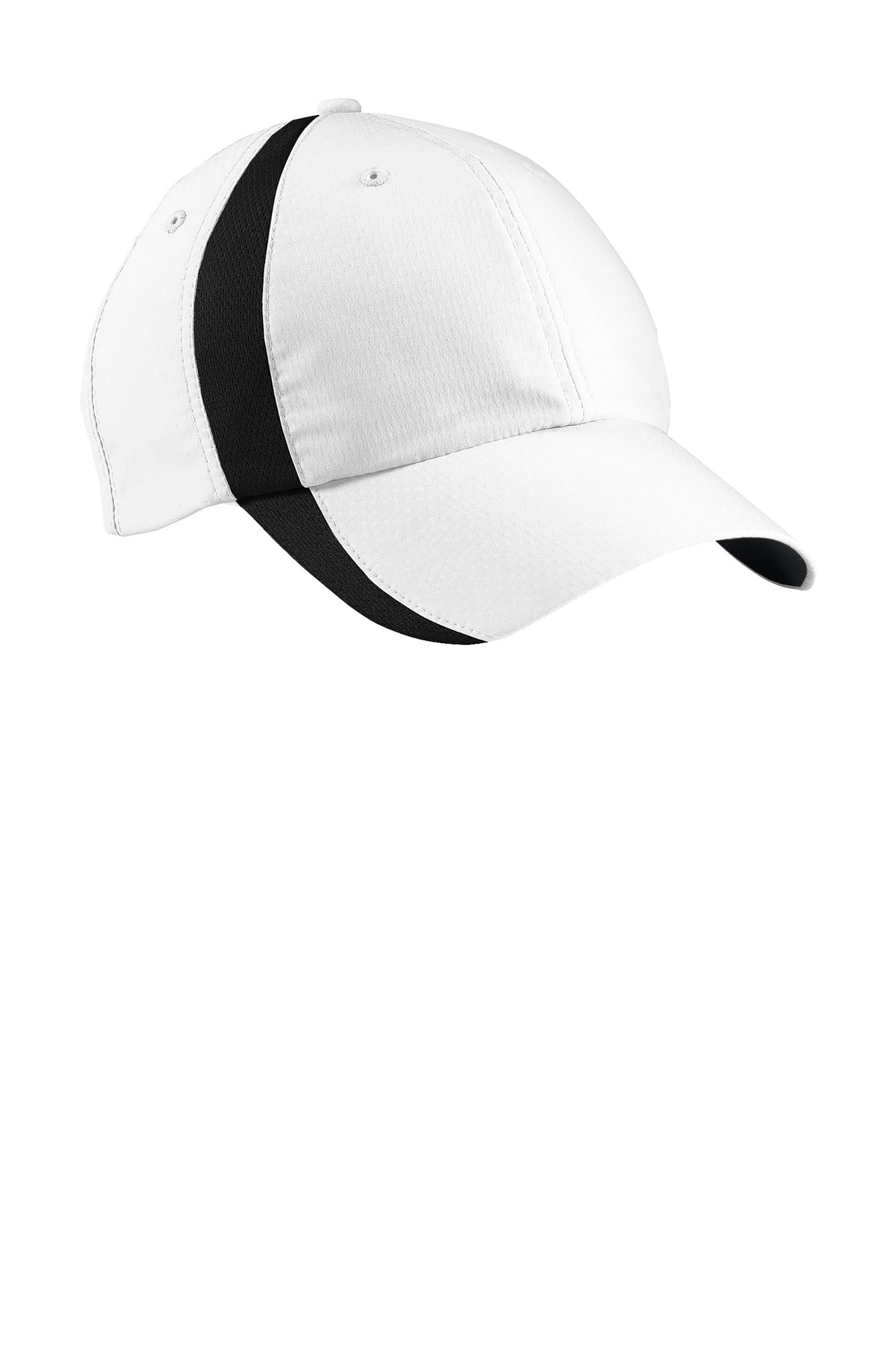 Nike Sphere Performance Cap - White/ Black - flat front
