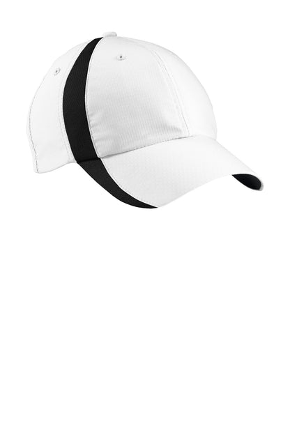 Nike Sphere Performance Cap - White/ Black - flat front