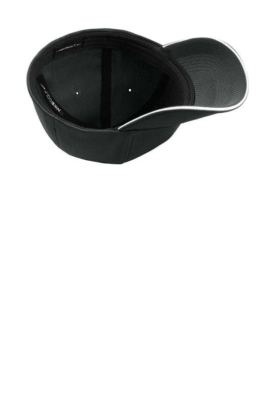 Nike Dri-FIT Stretch Mesh Sandwich Bill Cap - Anthracite/ White - flat front