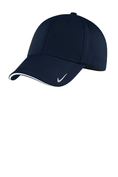 Nike Dri-FIT Stretch Mesh Sandwich Bill Cap - Navy/ White - front