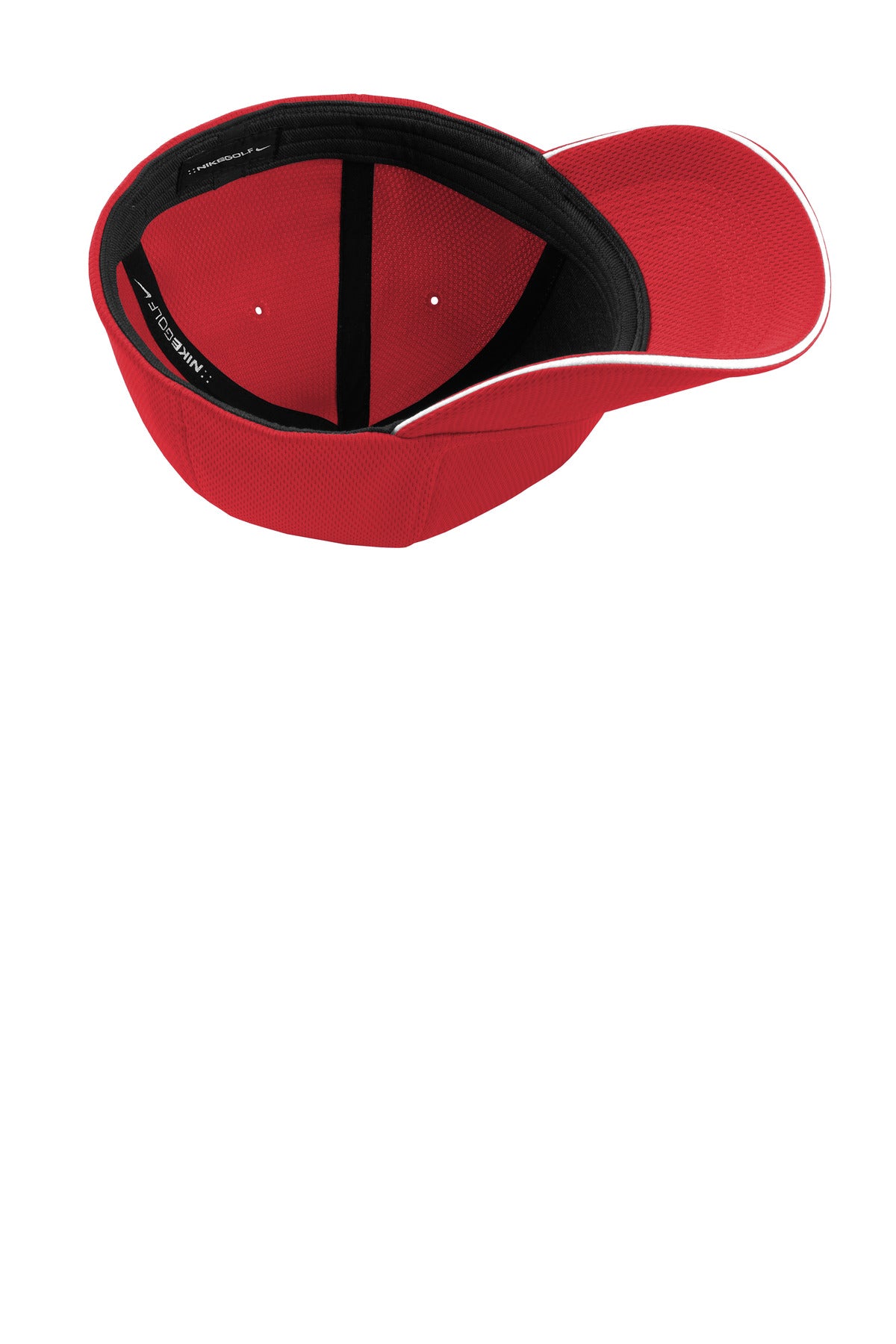 Nike Dri-FIT Stretch Mesh Sandwich Bill Cap - University Red/ White - flat front