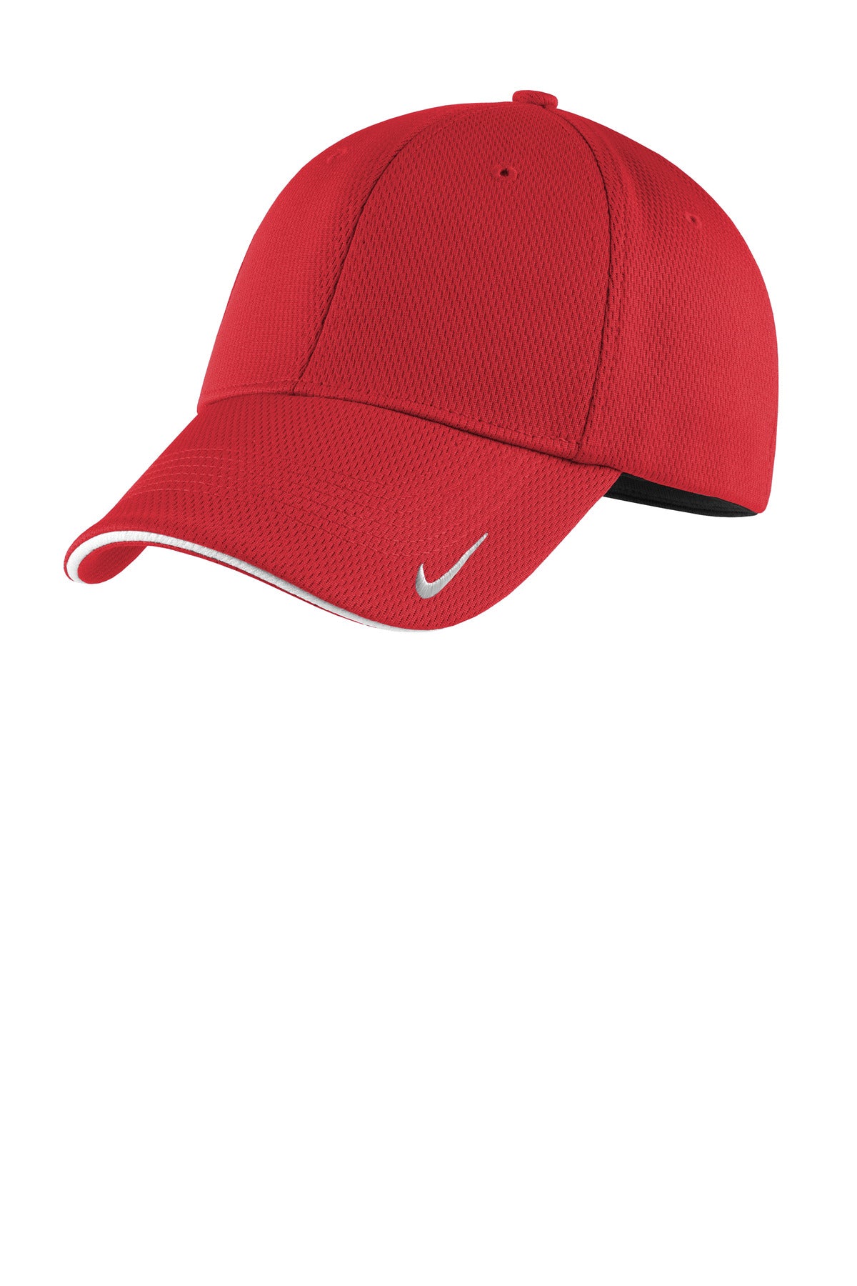 Nike Dri-FIT Stretch Mesh Sandwich Bill Cap - University Red/ White - front