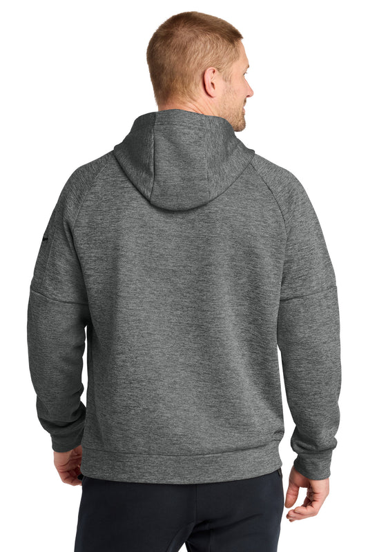 Nike Therma-FIT Pocket Pullover Fleece Hoodie - Charcoal Heather - back
