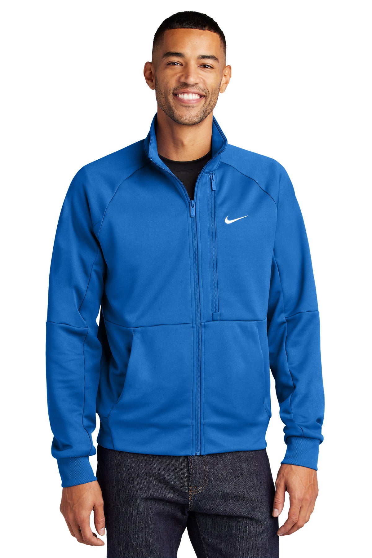 Nike Full-Zip Chest Swoosh Jacket - Royal - front