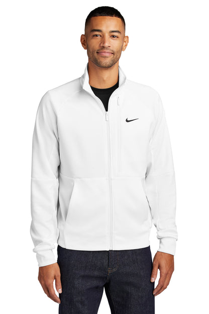 Nike Full-Zip Chest Swoosh Jacket - White - front