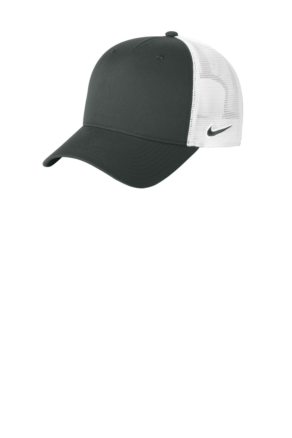 Nike Snapback Mesh Trucker Cap - Anthracite/ White - front