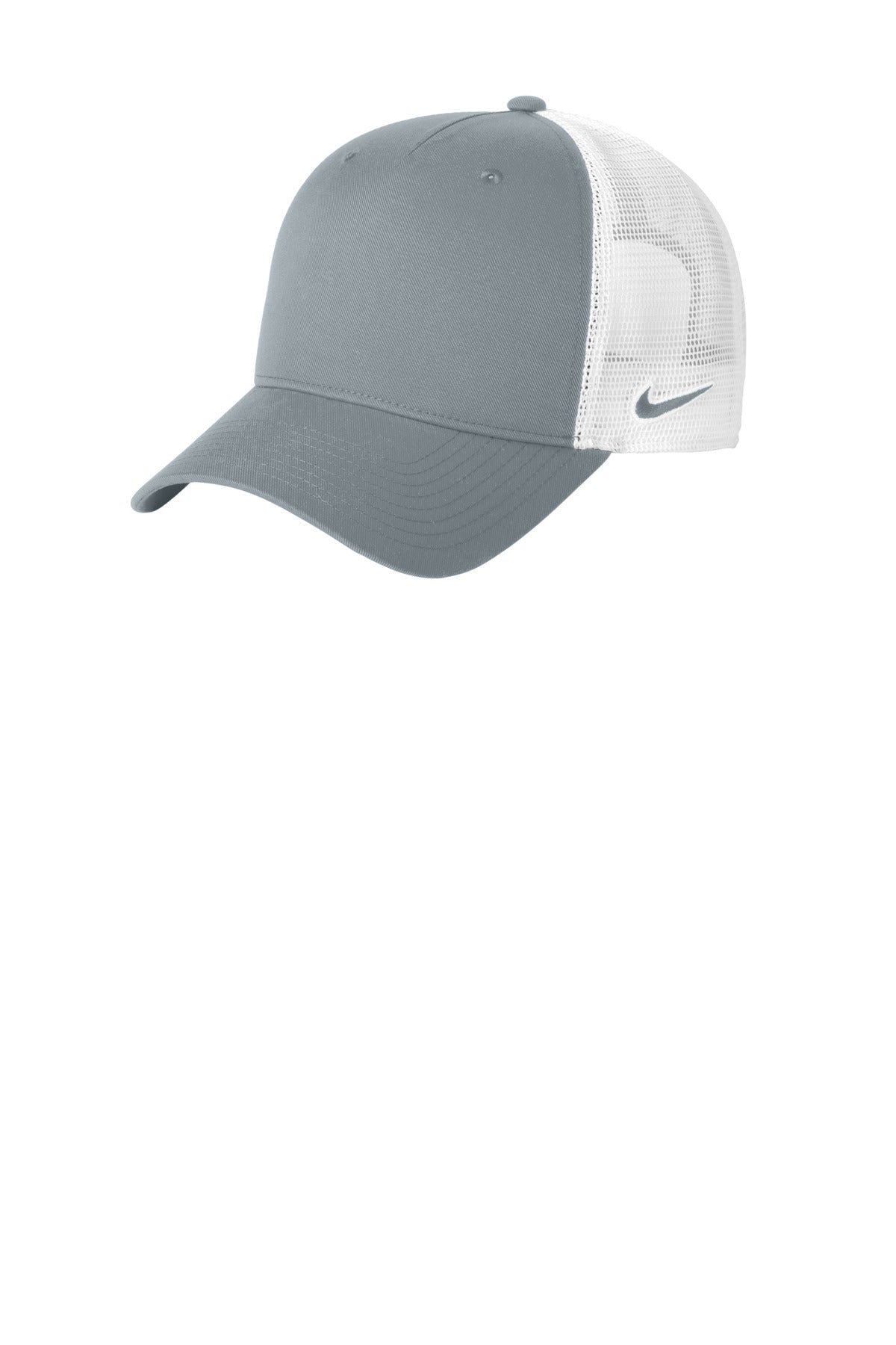 Nike Snapback Mesh Trucker Cap - Cool Grey/ White - front