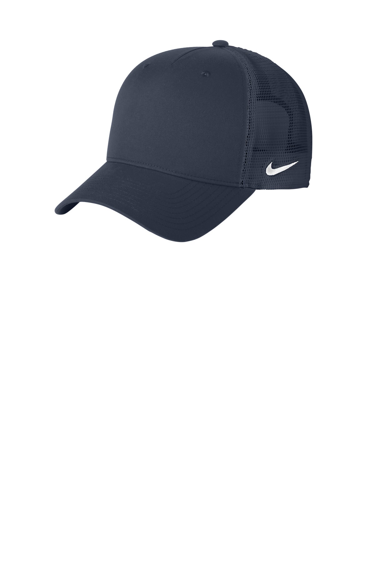 Nike Snapback Mesh Trucker Cap - Navy/ Navy - front
