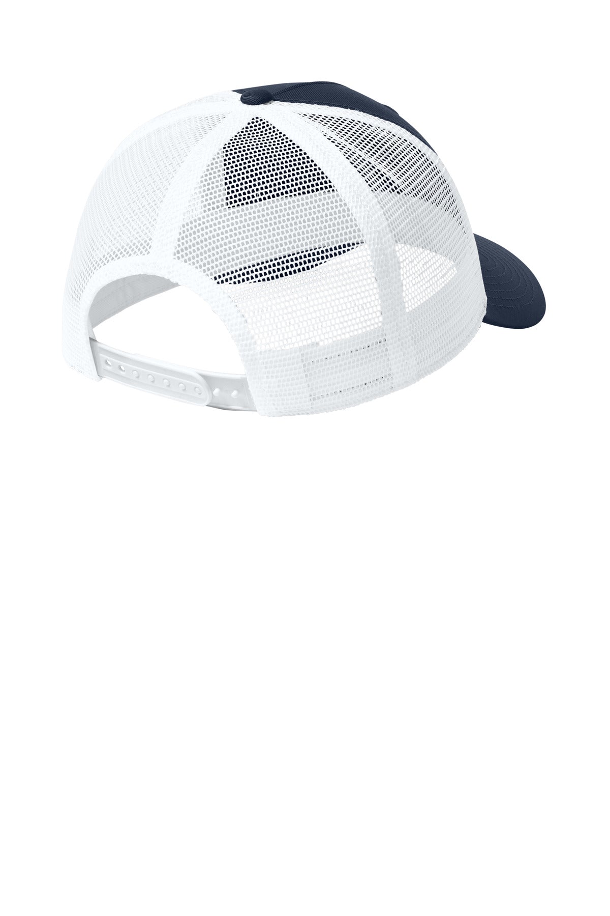 Nike Snapback Mesh Trucker Cap - Navy/ White - flat back