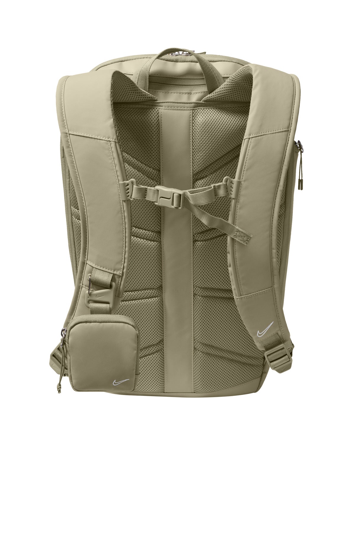 Nike Commute Backpack - Desert Khaki - flat back