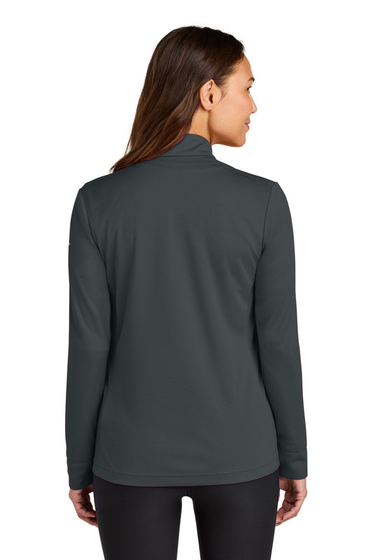 Nike Women's Essential 1/2-Zip Cover-Up - Anthracite - back