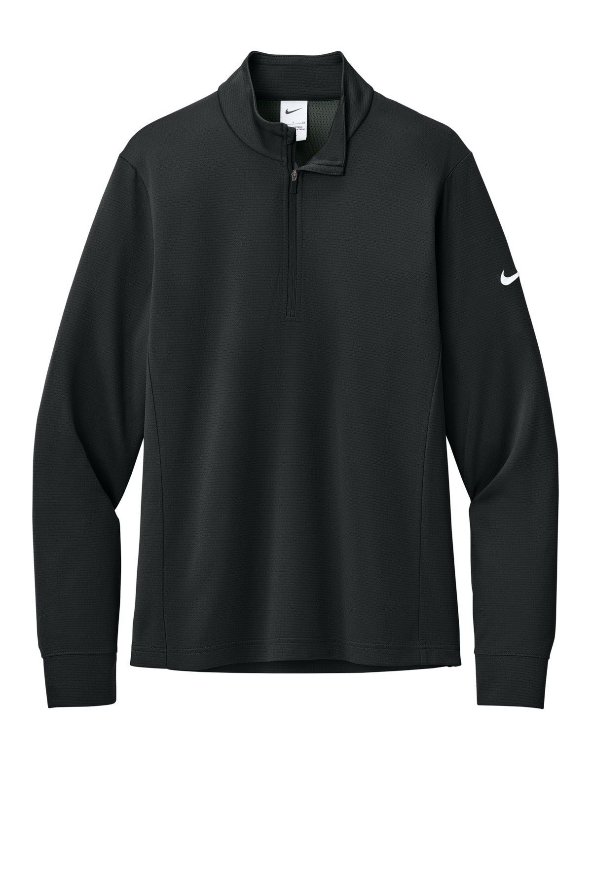 Nike Essential 1/2-Zip Cover-Up - Black - flat front