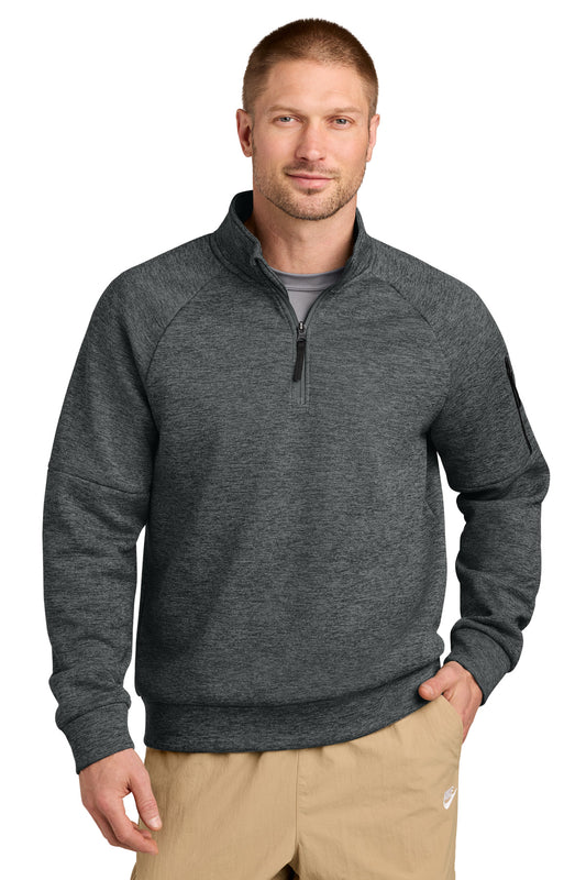 Nike Therma-FIT Pocket 1/4-Zip - Charcoal Heather - front