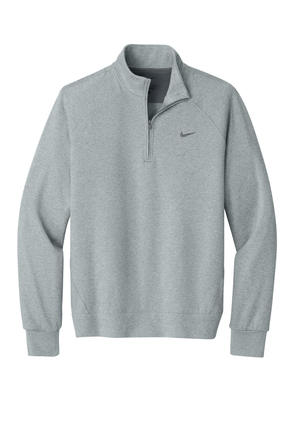 Nike Women's Dri-FIT Primary 1/4-Zip - Cool Grey Heather - flat front