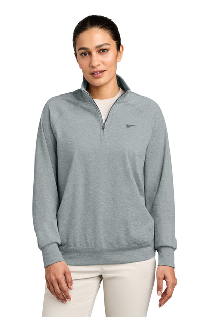Nike Women's Dri-FIT Primary 1/4-Zip - Cool Grey Heather - front
