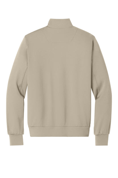 Nike Women's Dri-FIT Primary 1/4-Zip - Desert Khaki - flat back