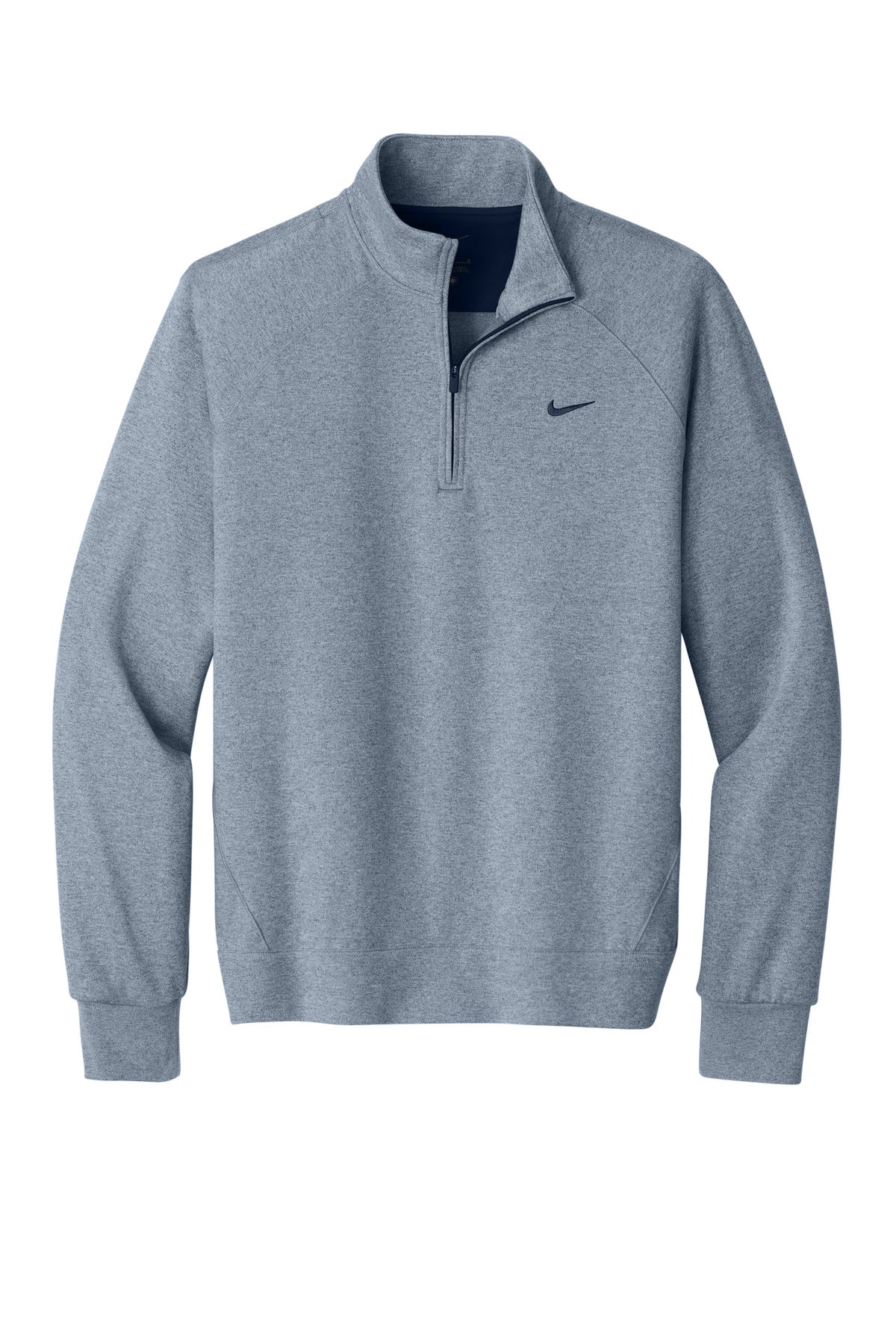 Nike Women's Dri-FIT Primary 1/4-Zip - Navy Heather - flat front