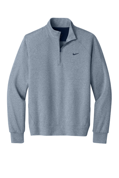 Nike Women's Dri-FIT Primary 1/4-Zip - Navy Heather - flat front