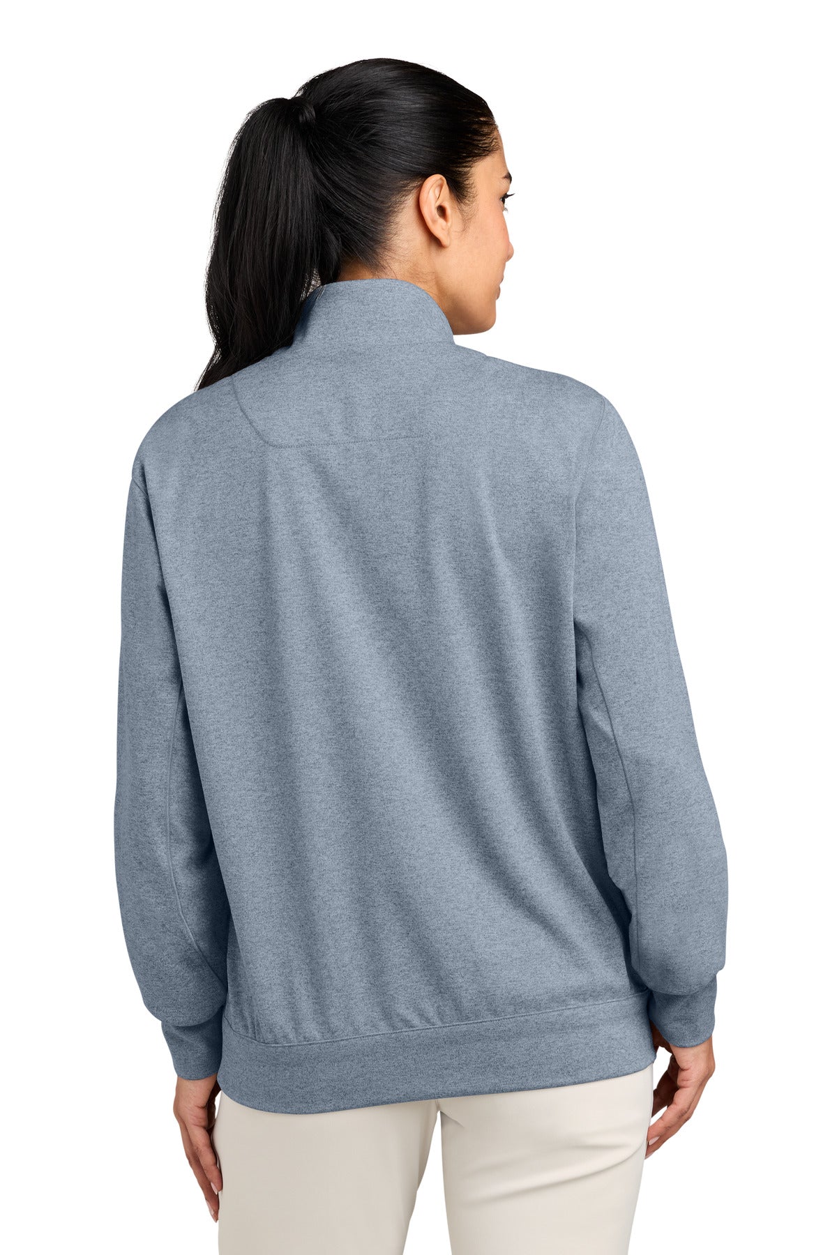 Nike Women's Dri-FIT Primary 1/4-Zip - Navy Heather - back