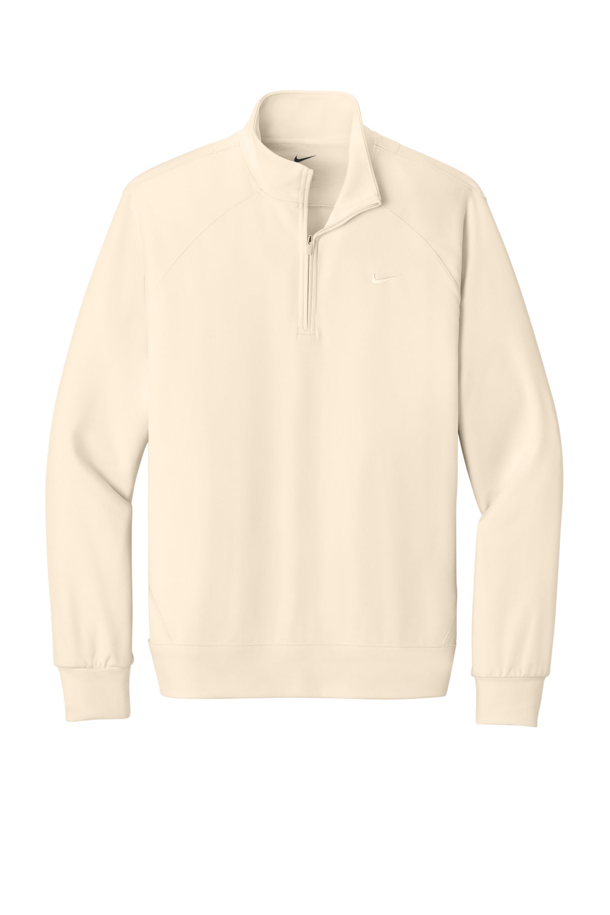 Nike Women's Dri-FIT Primary 1/4-Zip - Pale Ivory - flat front