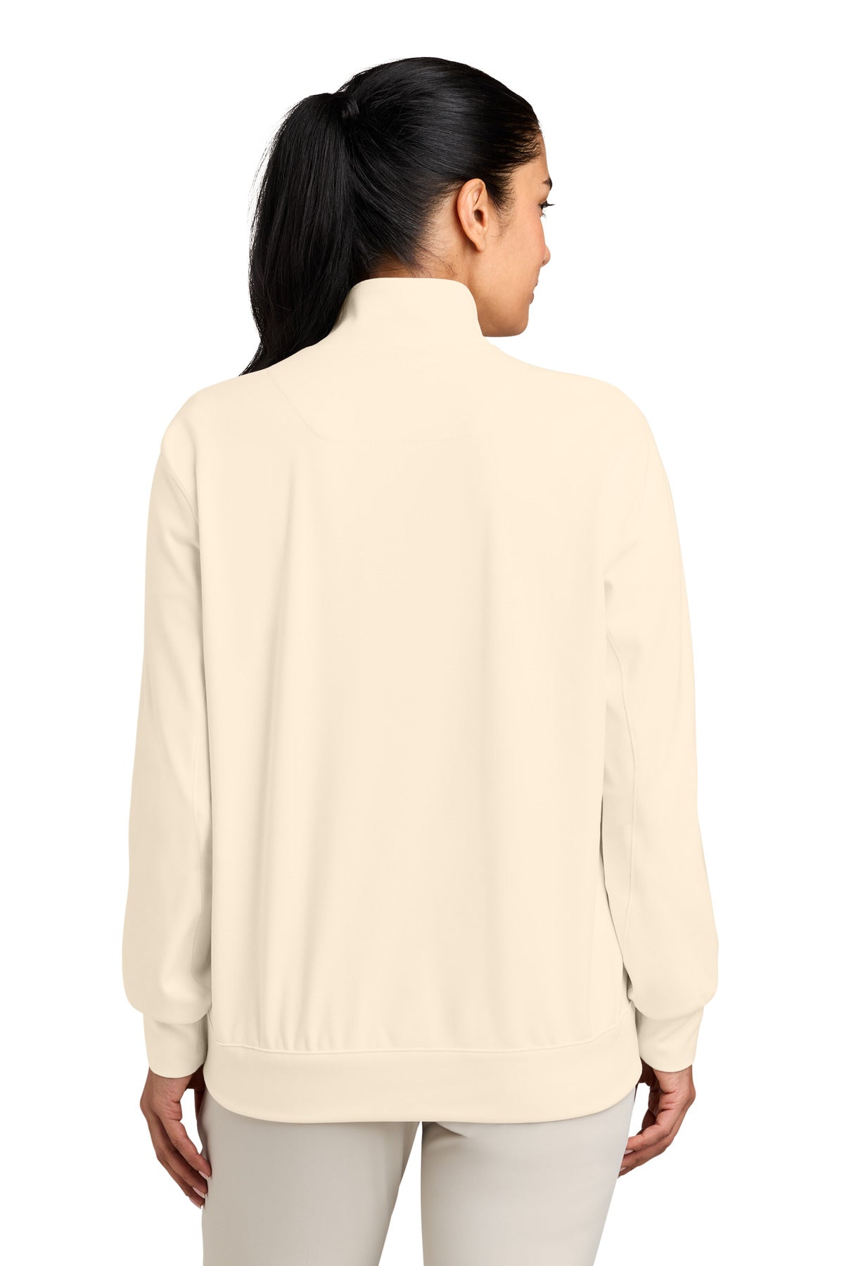 Nike Women's Dri-FIT Primary 1/4-Zip - Pale Ivory - back