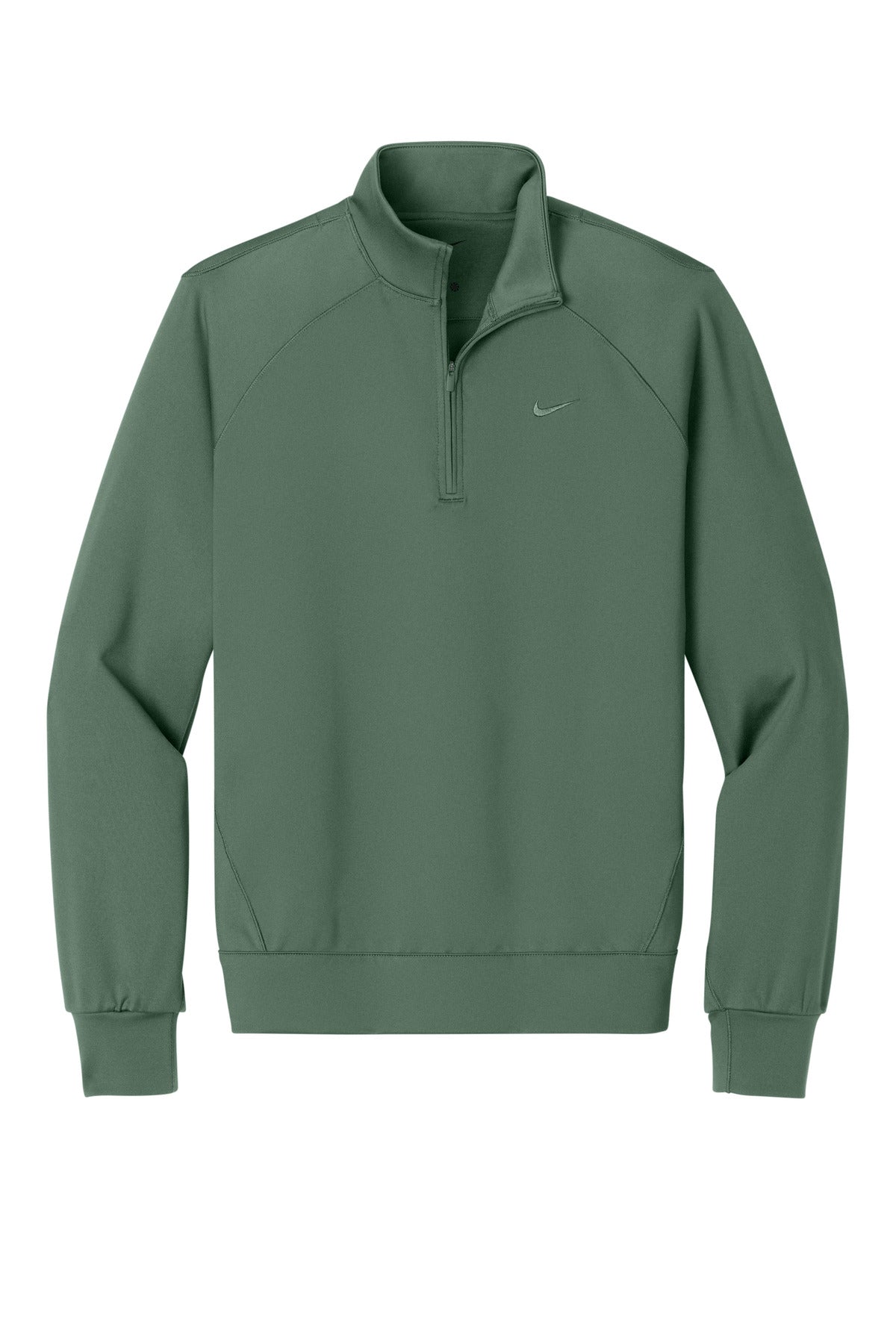 Nike Women's Dri-FIT Primary 1/4-Zip - Vintage Green - flat front