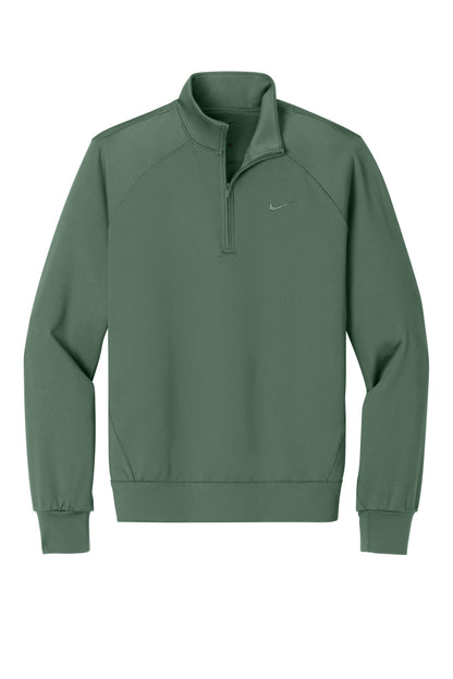 Nike Women's Dri-FIT Primary 1/4-Zip - Vintage Green - flat front